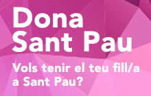 Accés a la pàgina dona Sant Pau